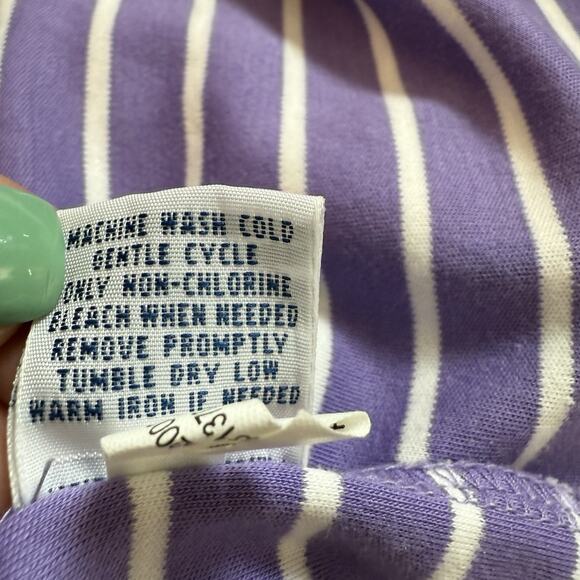 Ralph Lauren Polo Shirt Men Size XL‎ Pony Soft Touch Pima CottonGolf Purple Golf - Picture 7 of 9